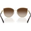 imageMichael Kors Womens Mk1144b Catalonia Cat Eye SunglassesShiny Light GoldBrown Gradient