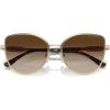 imageMichael Kors Womens Mk1144b Catalonia Cat Eye SunglassesShiny Light GoldBrown Gradient