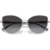 imageMichael Kors Womens Mk1144b Catalonia Cat Eye SunglassesShiny SilverNavy Gradient