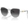 imageMichael Kors Womens Mk1144b Catalonia Cat Eye SunglassesShiny SilverNavy Gradient