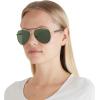 imageMichael Kors Womens Mk1146 Portugal Aviator SunglassesShiny Light Gold Green Solid