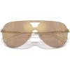 imageMichael Kors Womens Mk1149 Cyprus Aviator SunglassesBrown MirroredBrown Mirrored