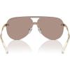 imageMichael Kors Womens Mk1149 Cyprus Aviator SunglassesBrown MirroredBrown Mirrored
