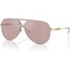 imageMichael Kors Womens Mk1149 Cyprus Aviator SunglassesPink Solid Back MirroredPink Solid Back Mirrored