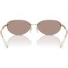 imageMichael Kors Womens Mk1151 Manchester Oval SunglassesBrown MirroredBrown Mirrored