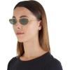 imageMichael Kors Womens Mk1151 Manchester Oval SunglassesGreen SolidGreen Solid