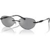 imageMichael Kors Womens Mk1151 Manchester Oval SunglassesGrey Solid Back MirroredGrey Solid Back Mirrored