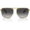 imageMichael Kors Mens Mk1153 Silverton Aviator SunglassesShiny GoldLight Grey Gradient
