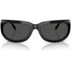 imageMichael Kors Mens Mk2226 Zion Rectangular SunglassesBlackDark Grey Solid