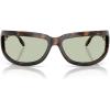 imageMichael Kors Mens Mk2226 Zion Rectangular SunglassesDark TortoiseGreen Solid