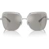 Silver/Crystal Insert/Silver Mirrored