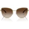 imageMichael Kors Womens Mk1144b Catalonia Cat Eye SunglassesShiny Light GoldBrown Gradient