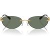 imageMichael Kors Womens Mk1151 Manchester Oval SunglassesGreen SolidGreen Solid