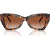 imageMichael Kors Womens Mk2205 Montecito Butterfly SunglassesJet Set TortoiseBrown Gradient