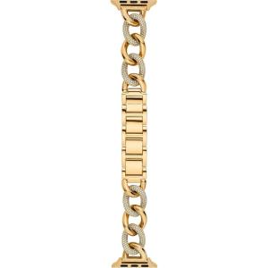 imageMichael Kors Band for Apple Watch Stainless Steel Smart Watch Bands for Women Compatible with Apple Watch 38mm 40mm 41mm3845MM Gold Chain