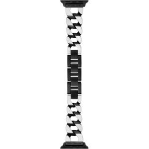 imageMichael Kors Band for Apple Watch Stainless Steel Smart Watch Bands for Women Compatible with Apple Watch 38mm 40mm 41mmGoldSilver Chain