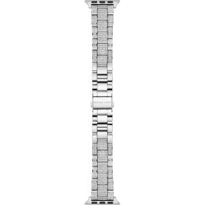 imageMichael Kors Band for Apple Watch Stainless Steel Smart Watch Bands for Women Compatible with Apple Watch 38mm 40mm 41mmSilver