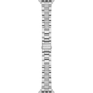 imageMichael Kors Band for Apple Watch Stainless Steel Smart Watch Bands for Women Compatible with Apple Watch 38mm 40mm 41mmSilver Pav