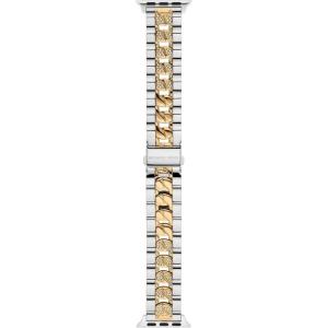 imageMichael Kors Band for Apple Watch Stainless Steel Smart Watch Bands for Women Compatible with Apple Watch 38mm 40mm 41mmSilverGold Chain