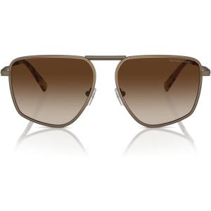 imageMichael Kors Mens Mk1153 Silverton Aviator SunglassesMatte HuskBrown Gradient