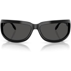 imageMichael Kors Mens Mk2226 Zion Rectangular SunglassesBlackDark Grey Solid