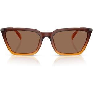 imageMichael Kors Mens Mk2250u Everglades Universal Fit Cat Eye SunglassesAmber GradientBrown Solid