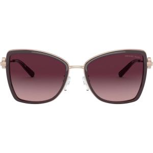 imageMichael Kors Womens Mk1067b Corsica Butterfly SunglassesRose GoldCordovanBurgundy Gradient