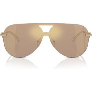 imageMichael Kors Womens Mk1149 Cyprus Aviator SunglassesBrown MirroredBrown Mirrored