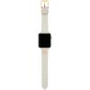 imageMichael Kors Band for Apple Watch Silicone or Leather Smart Watch Bands for Women Compatible with Apple Watch 38mm 40mm 41mm3845MM GoldCream
