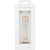 imageMichael Kors Band for Apple Watch Silicone or Leather Smart Watch Bands for Women Compatible with Apple Watch 38mm 40mm 41mm3845MM GoldCream