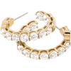 imageMichael Kors Brass And Cubic Zirconia Hoop Earrings for Women Color Gold Model MKJ7310710