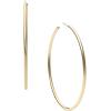 imageMichael Kors Brass Large Hoop Earrings for Women Color Gold Model MKJ4161710