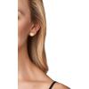 imageMichael Kors Brass and Pav Crystal MK Logo Stud Earrings for WomenGold Signature Heart