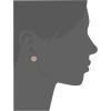 imageMichael Kors Brass and Pav Crystal MK Logo Stud Earrings for WomenRose Gold Crystal Logo