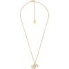 imageMichael Kors Jewelry Gift Set for WomenGold Heart EarringsNecklace