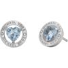 imageMichael Kors Jewelry Gift Set for WomenSilverBlue NecklaceStuds