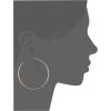 imageMichael Kors Large Brass Hoop Earrings for Women Color Rose Gold Model MKJ4163791