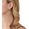 imageMichael Kors Stainless Steel MK Logo Hoop Earrings for Women Color Gold Model MKJ7992710