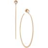 imageMichael Kors Stainless Steel and Cubic Zirconia Whisper Hoop Earrings for Women Color Gold Model MKJ5999710
