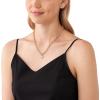 imageMichael Kors Stainless Steel and Pav Crystal Heart Pendant Necklace for WomenCrystal Heart Logo Pendant