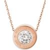 imageMichael Kors Stainless Steel and Pav Crystal Heart Pendant Necklace for WomenCrystal Pendant