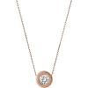 imageMichael Kors Stainless Steel and Pav Crystal Heart Pendant Necklace for WomenCrystal Pendant