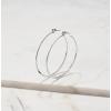 imageMichael Kors Stainless Steel and Pav Crystal Hoop Earrings for WomenSilver Crystal Hoop