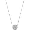 imageMichael Kors Stainless Steel and Pav Crystal Pendant Necklace for Women Color Silver Model MKJ5341040