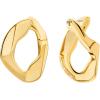 imageMichael Kors Womens 14K GoldPlated Organic Link Earrings