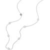 imageMichael Kors Womens Sterling Silver Station NecklaceChain Link