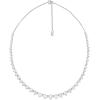 imageMichael Kors Womens Sterling Silver Station NecklacePav Chain