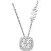 imageMichael Kors Womens Sterling Silver Station NecklaceSquare Pav