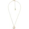 MK Circle Logo Pendant