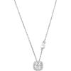 imageMichael Kors Womens Sterling Silver Station NecklaceSquare Pav